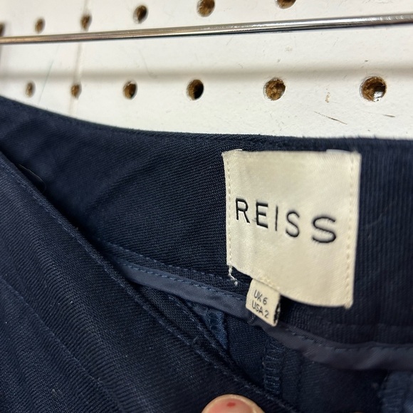 Reiss Blue Straigh Leg Pants - Picture 3 of 8
